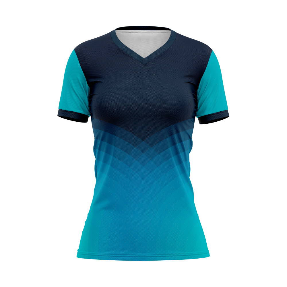 Camiseta Feminina Dry Fit Flamer Degradê Azul - Next Wear - Camisetas ...