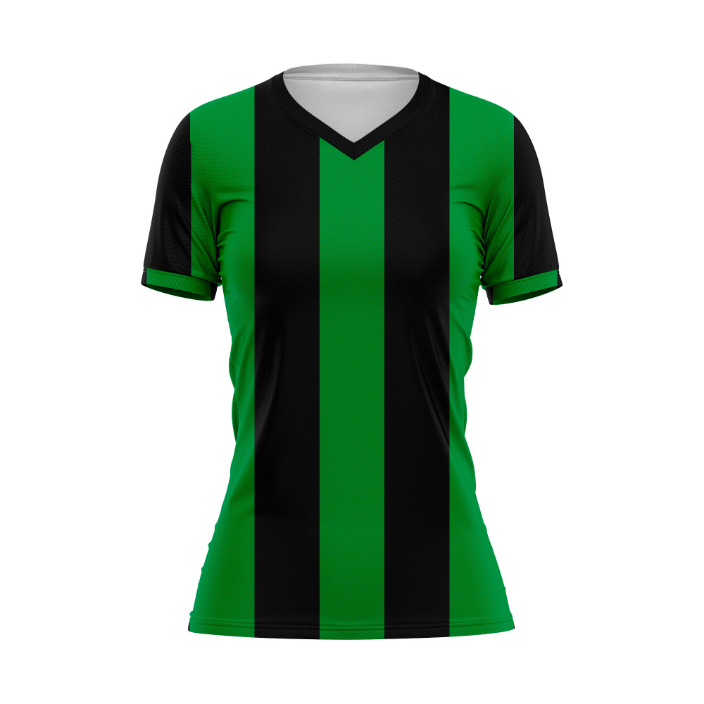 Camiseta Feminina Dry Fit Geometric Preto Verde Next Wear Camisetas Dry Fit