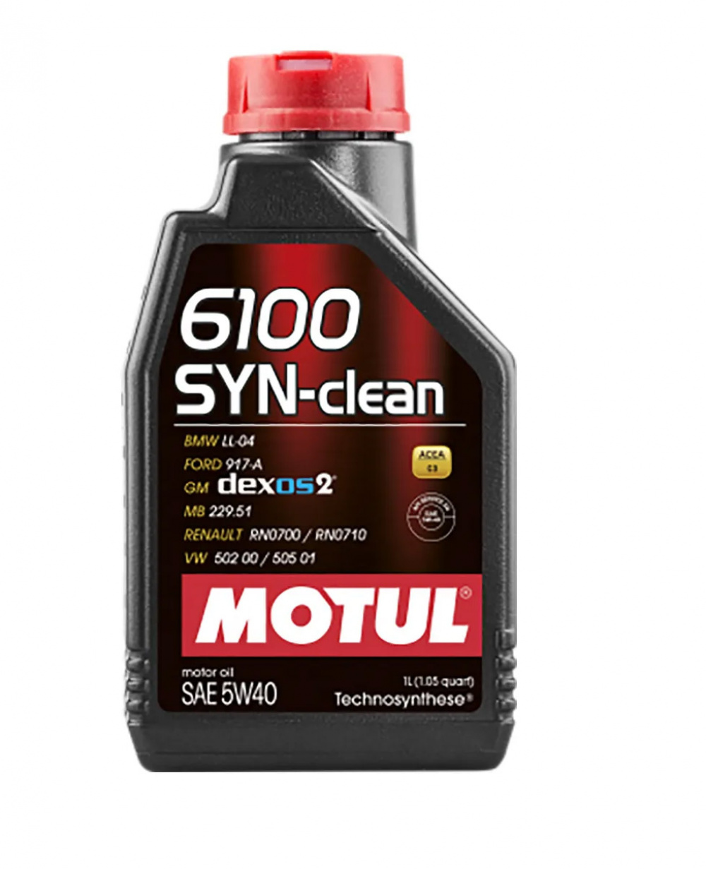 MOTUL 6100 SYN-CLEAN 【5W40】20 Lペール缶 ★四輪用 Óleo de Motor Motul 6100 Syn-Clean 5W40 1L - Nouscar | Produtos