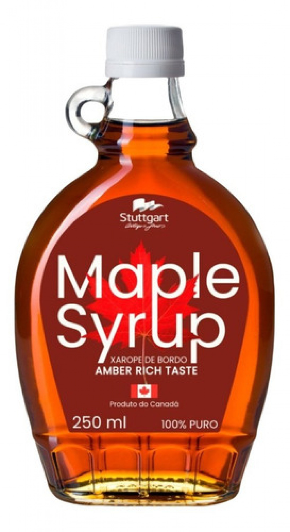 Xarope De Bordo Imp Canadá Maple Syrup Stuttgart 250ml - Nutribio