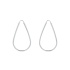 Brinco Argola Gota em Prata 925 Esterlina