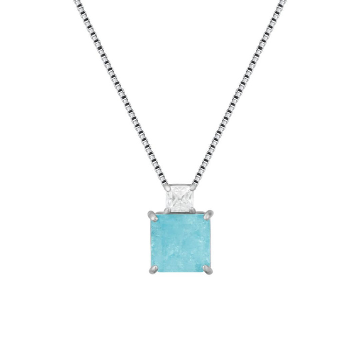 Conjunto Oceano Prata 925 Esterlina 45cm