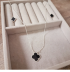 Conjunto Trevo Van Gleff Preto em Prata 925