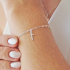 Pulseira Cruz em Prata 925 Esterlina