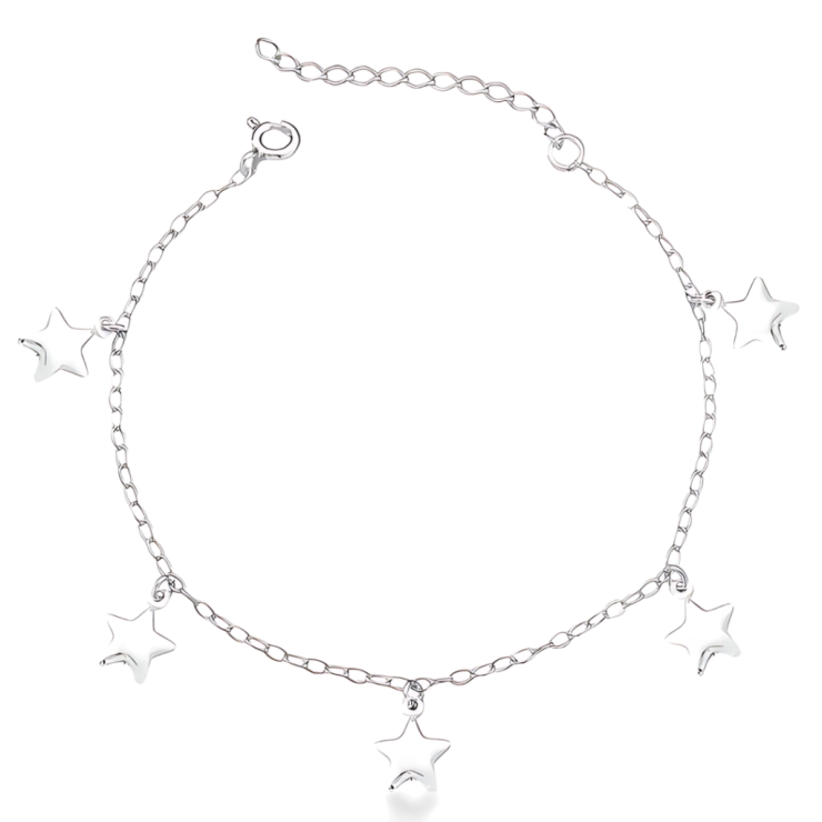 Pulseira Estrela em Prata 925 Esterlina