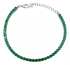 Pulseira Riviera Esmeralda Cravejada em Prata 925 Esterlina