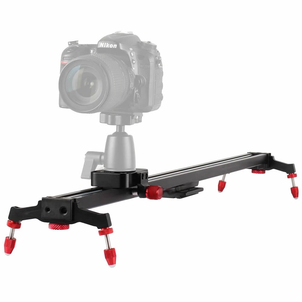 Trilho Slider Dolly P/ Filmagem Gravação Vídeos 80cm Tomate MTG-5080 ...