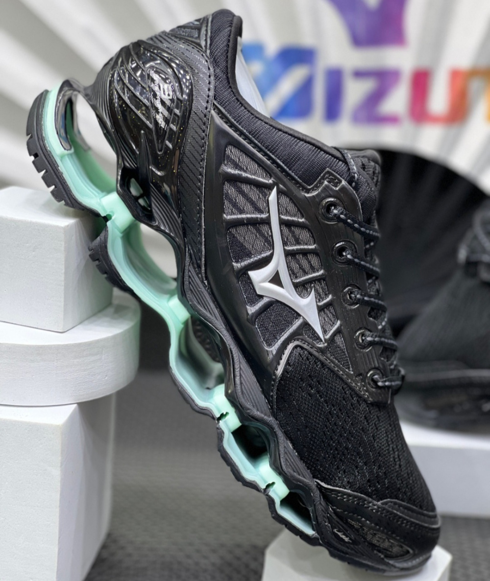 Mizuno preto e verde best sale