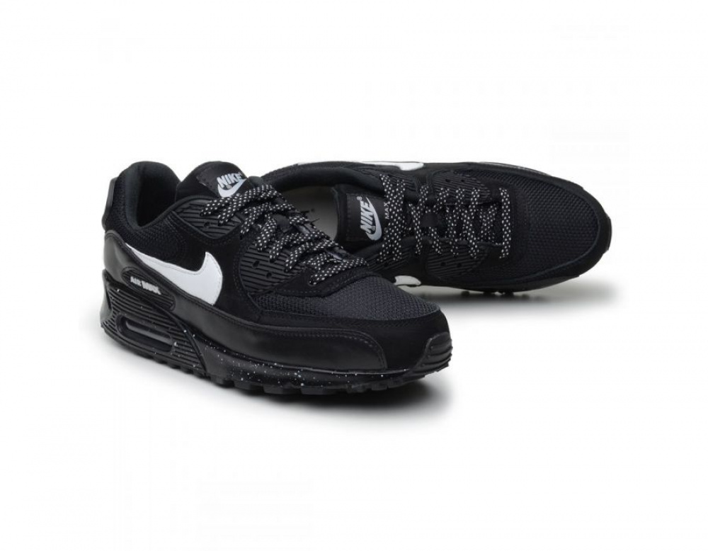 Air max 90 preto hot sale florido