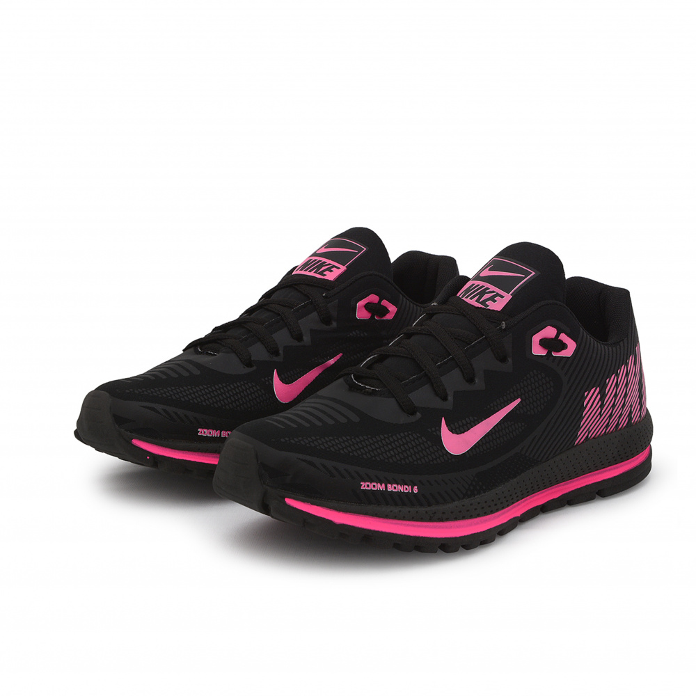 Nike zoom sale black pink