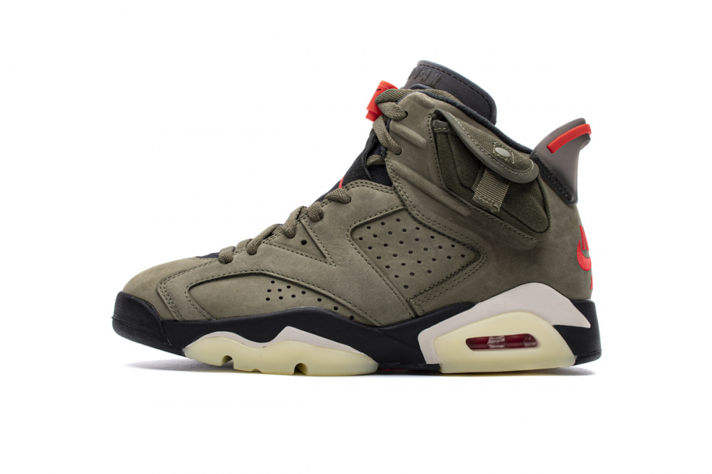 Olive green jordan sales 6