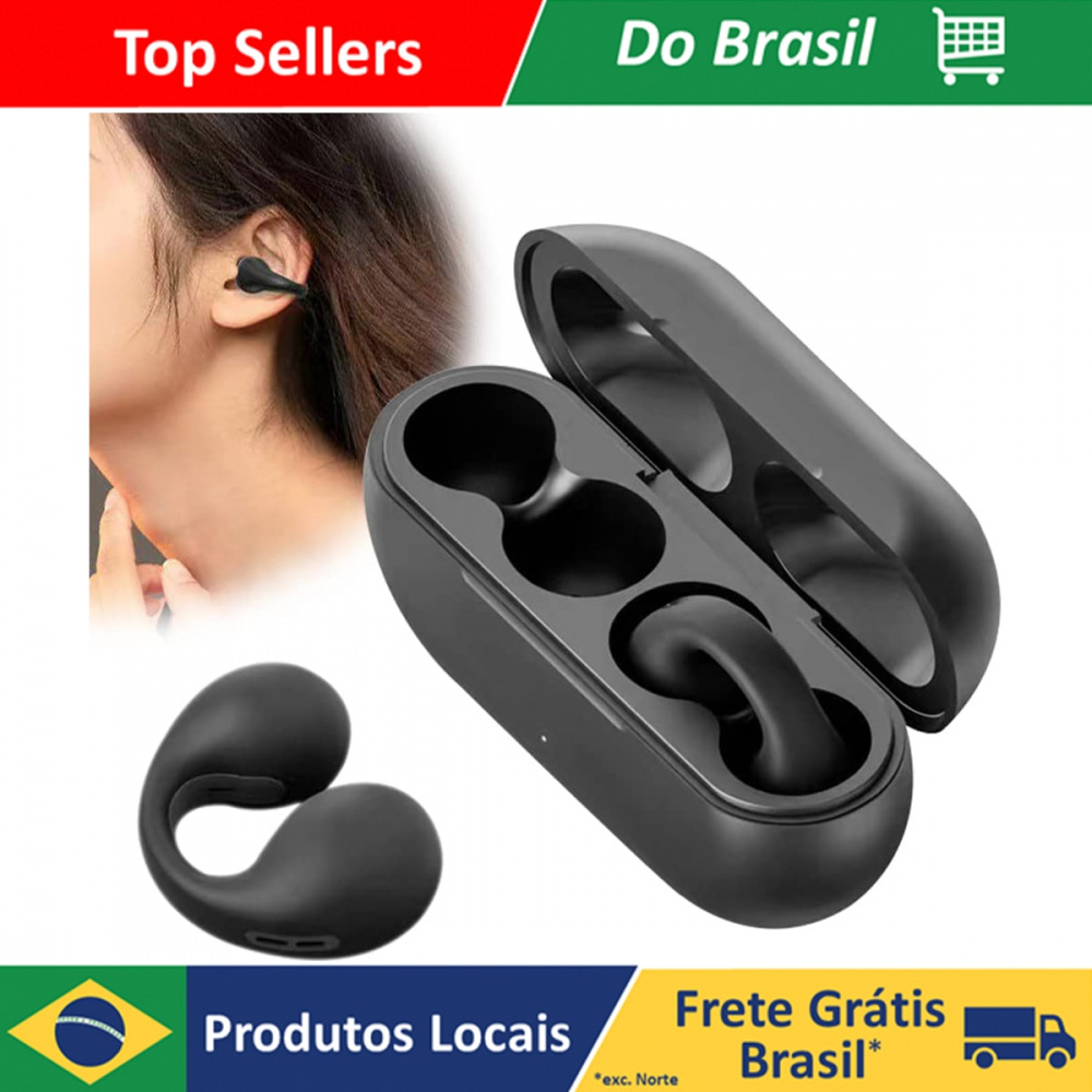 Fone De Ouvido Ambie Sound Earcuffs Condu O De Ossos Sem Fio Bluetooth