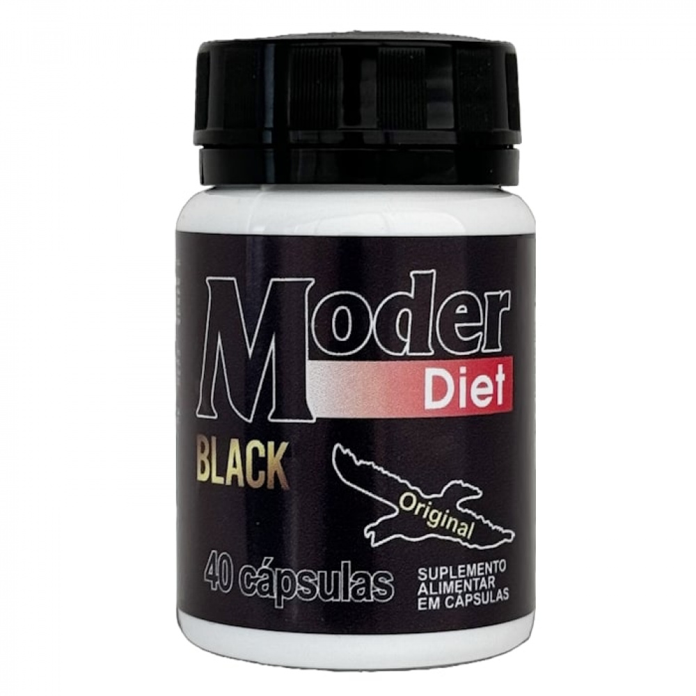 Moder Diet Black 40 cáps - Loja Moder Diet