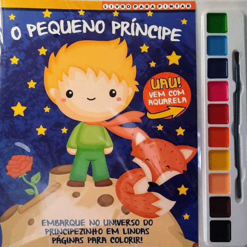 Livro Aquarela O Pequeno Príncipe Papel Pedagógico