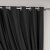 Cortina Inovare Blackout de Tecido com Voil 3m x 2,60m  - Preto/Branco