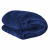 Kit 02 Cobertores Manta Microfibra Solteiro (Toque Aveludado) - Azul Marinho