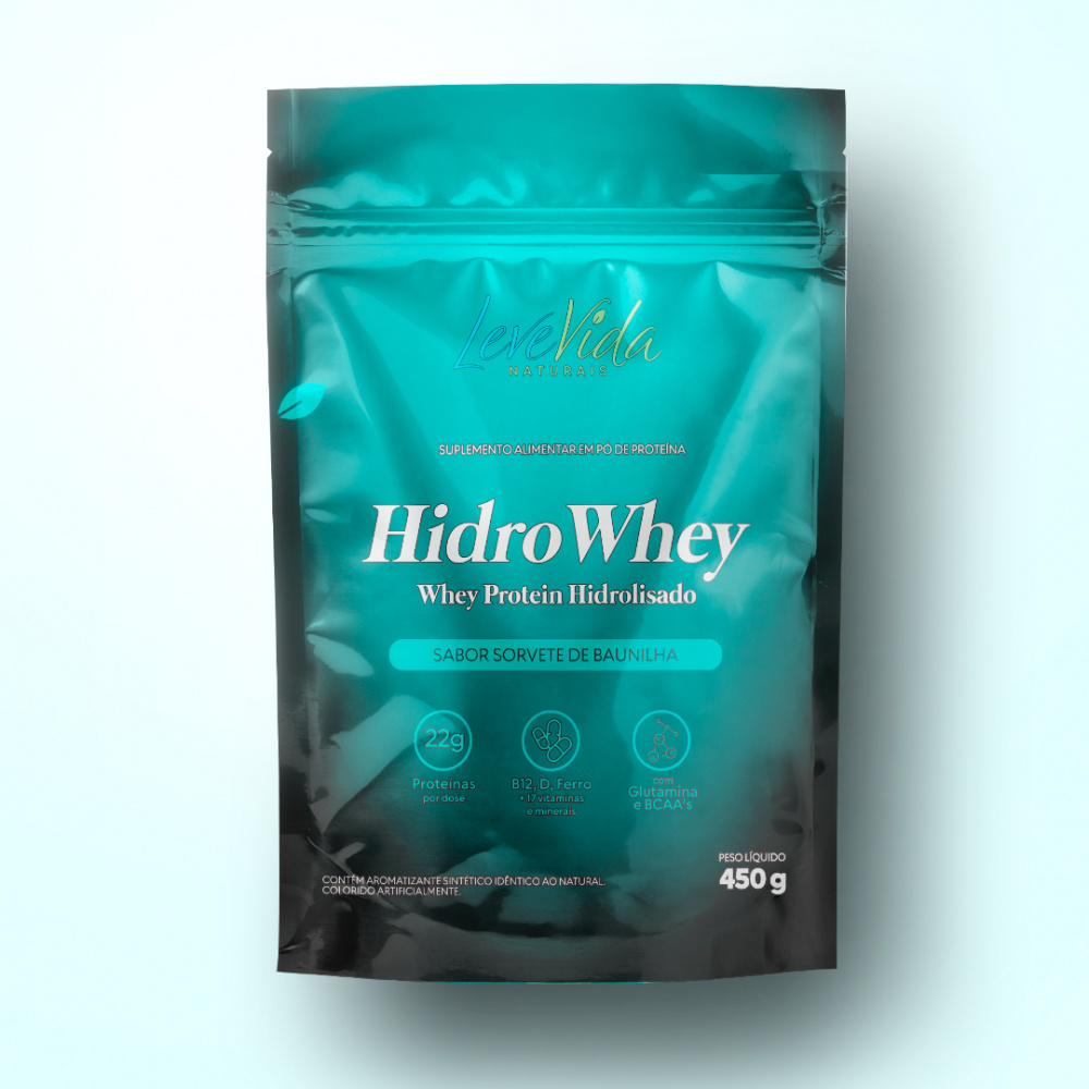 Whey Protein Hidrolisado - Hidro Whey 450g LeveVida - Pegasus Magazine