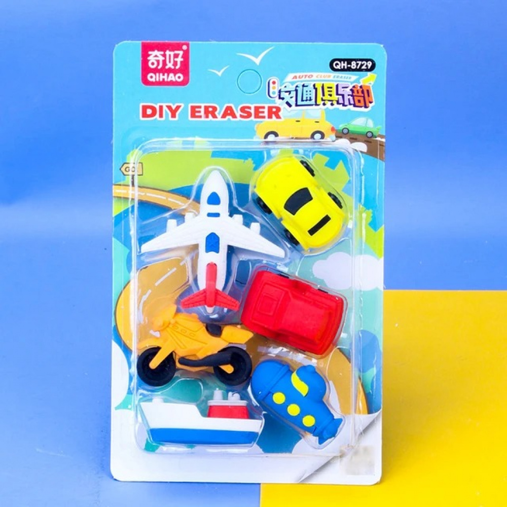 Cartela de Borrachas 3D Menino 1