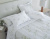 Blanche Cobre Leito - Queen - buddmeyer - 200 fios -  3 Peças - Branco/verde