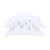 Blanche Roupa De Cama - Queen - Percal 200 Fios - Bud - 100% Algodão - 4 Peças - Branco/Verde