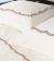 Brisa Roupa De Cama - Queen - Percal 250 Fios - 100% Algodão - 4 Peças - Palha/Terracota