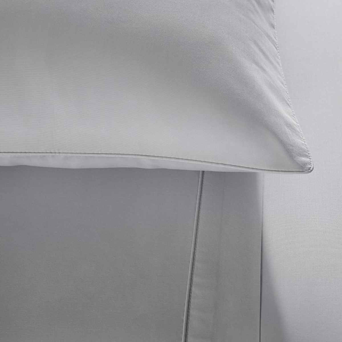 Classic Roupa De Cama - King - Percal 200 Fios - Bud - 100% Algodão - 4 Peças - Cinza