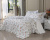 Dolce Vitta Duvet (Capa p/ Edredom) Super King - Percal 400 Fios - Fio Egípcio - 4 Peças - Floral Laranja
