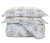 Dolce Vitta Duvet (Capa p/ Edredom) Super King - Percal 400 Fios - Fio Egípcio - 4 Peças - Floral Laranja