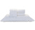 Dublin Roupa de Cama - Queen - Percal 400 Fios - Fio Egípcio - 4 Peças - Branco