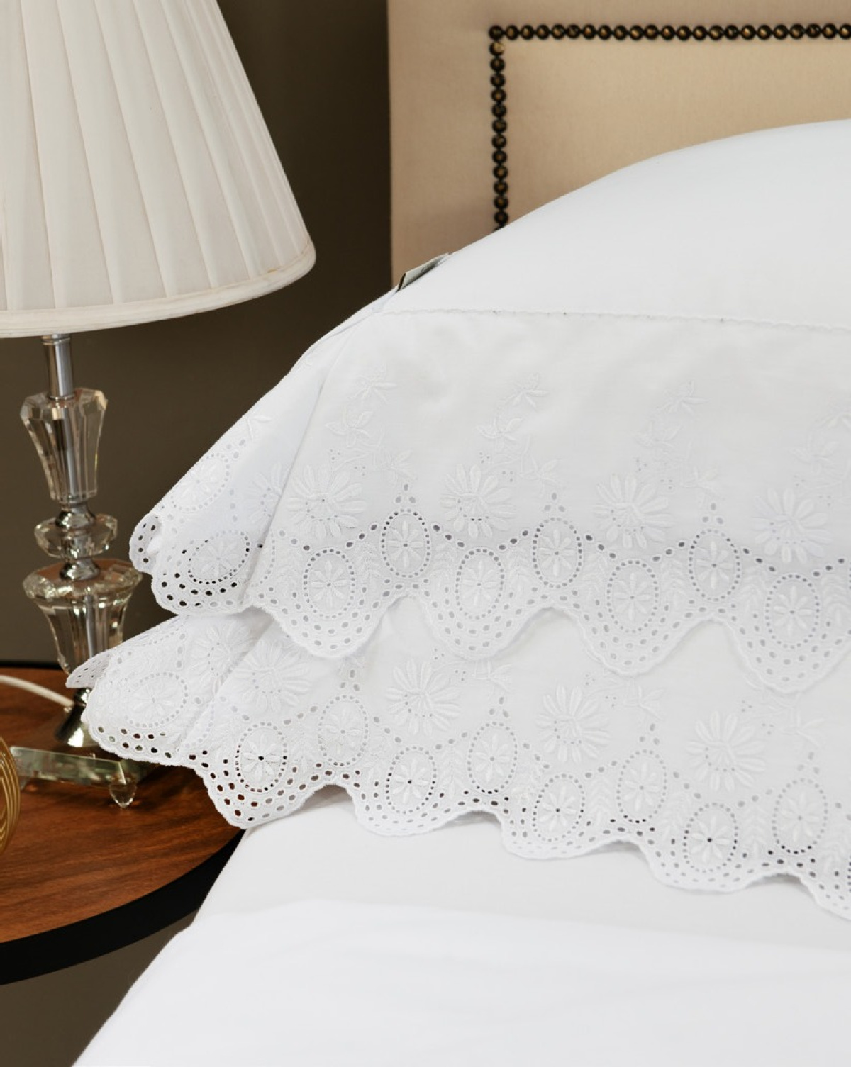 Eleganza Roupa De Cama - Queen - Percal 250 Fios - 100% Algodão - 4 Peças - Branco
