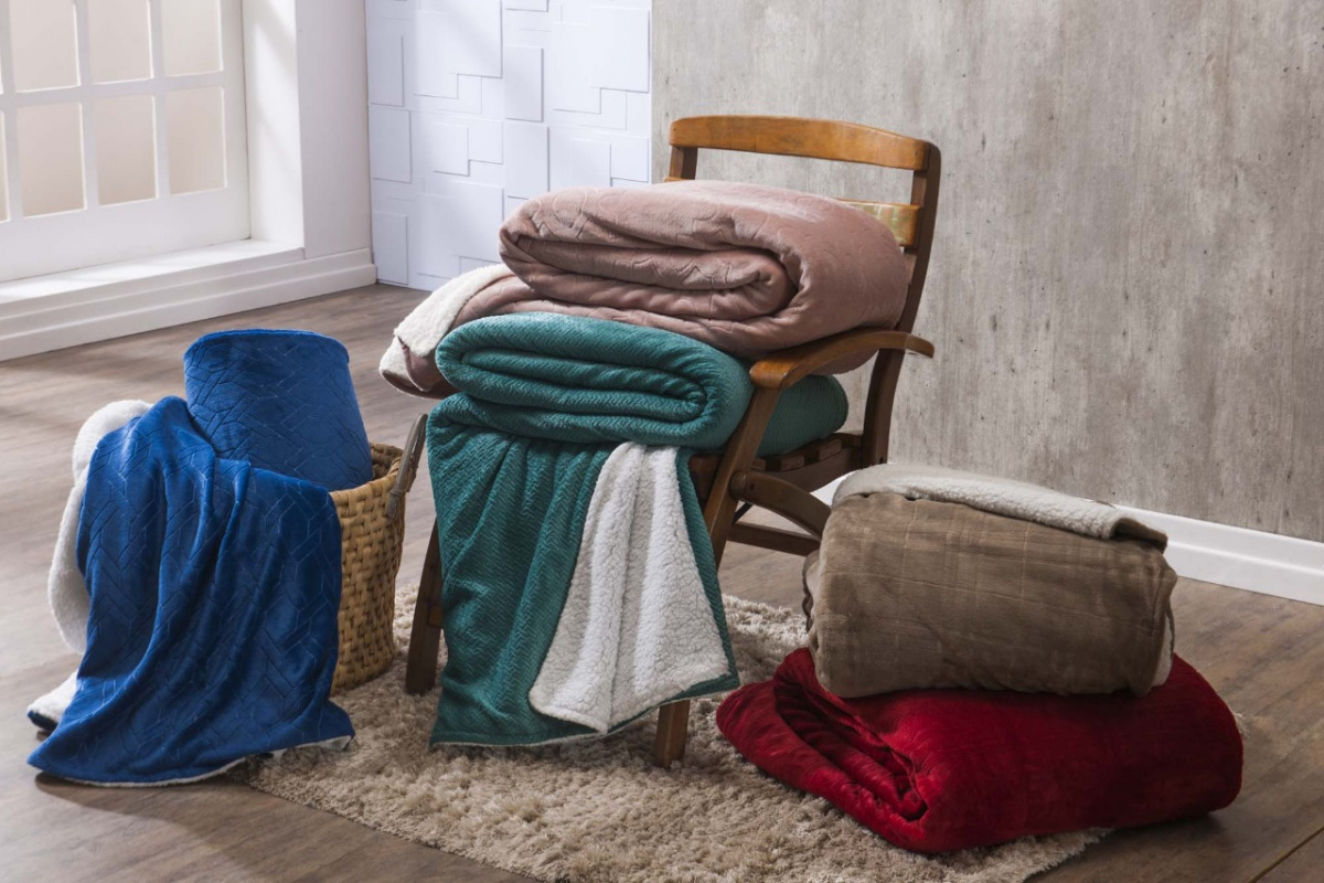 Cobertor Soft Flannel Sherpa - Damita Enxovais