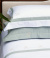 Gaia Roupa De Cama - King - Percal 250 Fios - 100% Algodão - 4 Peças - Branco/Verde