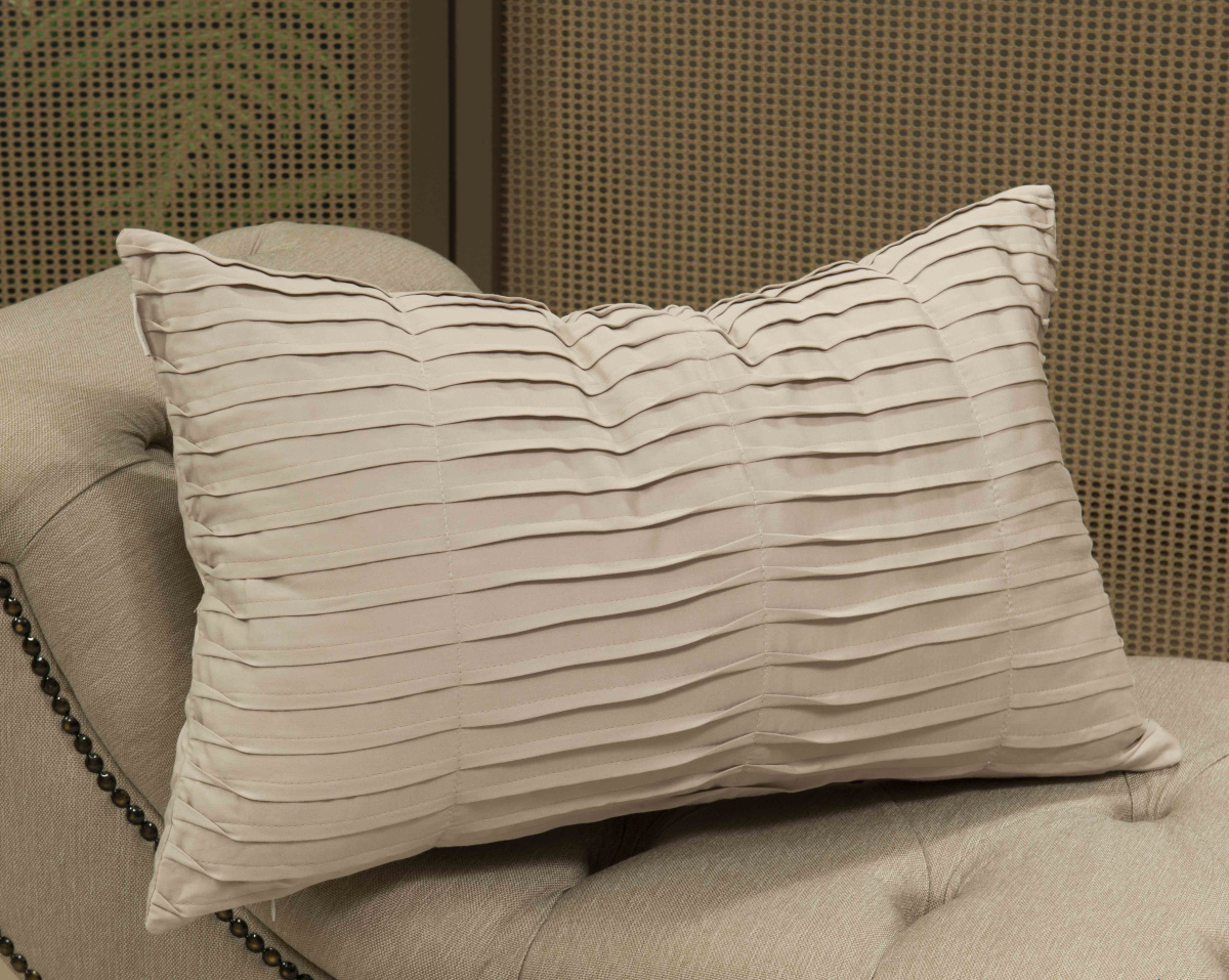 Galles Almofada Nervurada - 40cm x 60cm - 400 Fios - Fio Egípcio - Fendi