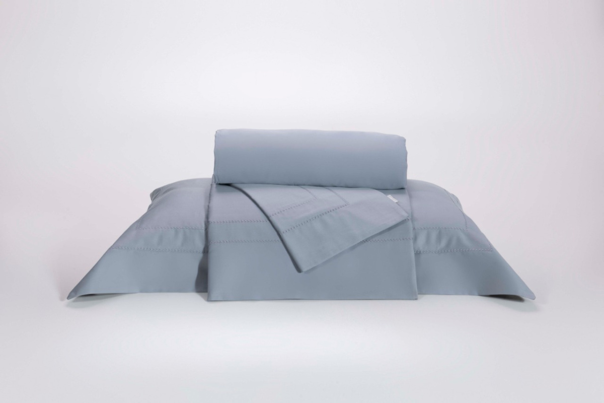 Galles Roupa de Cama - King - Percal 400 Fios - Fio Egípcio - 4 Peças - Platino