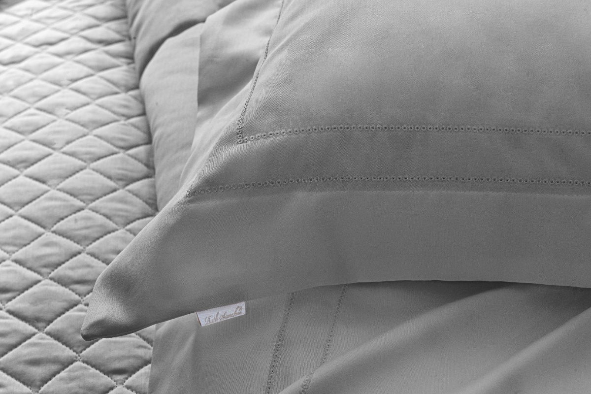 Galles Roupa de Cama - Queen - Percal 400 Fios - Fio Egípcio - 4 Peças - Platino