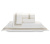 Ivory Roupa de Cama - Queen - Percal 300 Fios - Acetinado - 4 Peças - Palha
