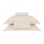 Kyoto Roupa De Cama - Queen - Percal 300 Fios - Bud - 100% Algodão - 4 Peças - Bege