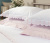 La'Bela Roupa De Cama - Queen - Percal 250 Fios - 100% Algodão - 4 Peças - Branco/Rosa