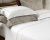 Lumi Roupa De Cama - King - Percal 250 Fios - 100% Algodão - 4 Peças - Branco/Bege