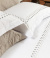 Lumi Roupa De Cama - Queen - Percal 250 Fios - 100% Algodão - 4 Peças - Branco/Bege
