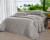 Myriad Duvet  - King - Percal 400 Fios - 100% Fibra de Bambu - 3 Peças - Platino