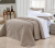 Pratic Cobre Leito - Super King - Percal 250 Fios - 100% Algodão - 3 Peças - Fendi