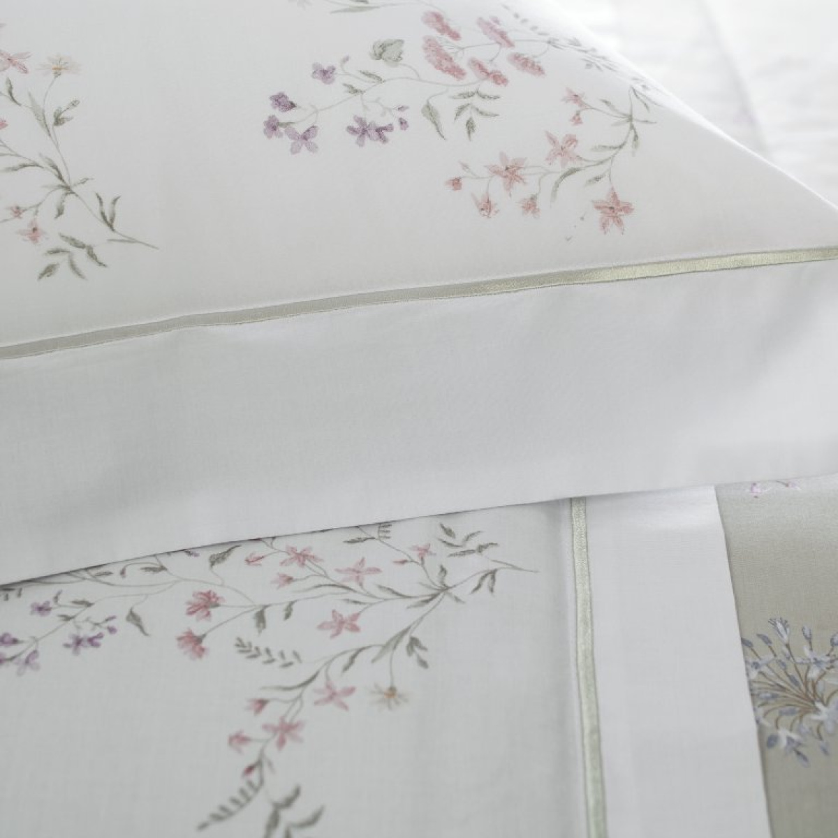 Sophie Roupa De Cama - Queen - Percal 300 Fios - Bud - 100% Algodão - 4 Peças