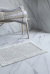 Tapete Dual - 100% Agodão - 55cm x 85cm - Branco