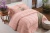 Valerie Roupa de Cama - Casal - Percal 300 Fios - Acetinado - 4 Peças - Rosa Chá
