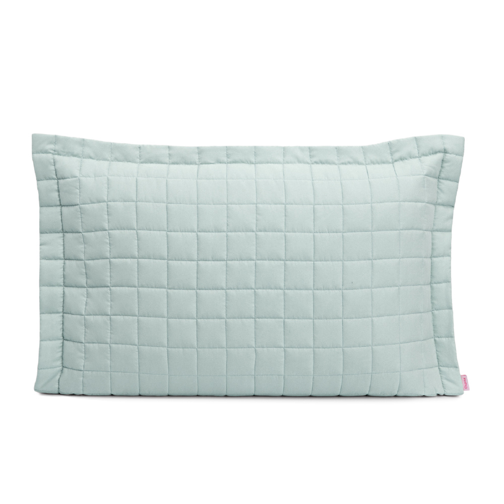 Porta Travesseiro 70cm x 50cm 200 Fios com Abas Basic Verde Malva - Lavive