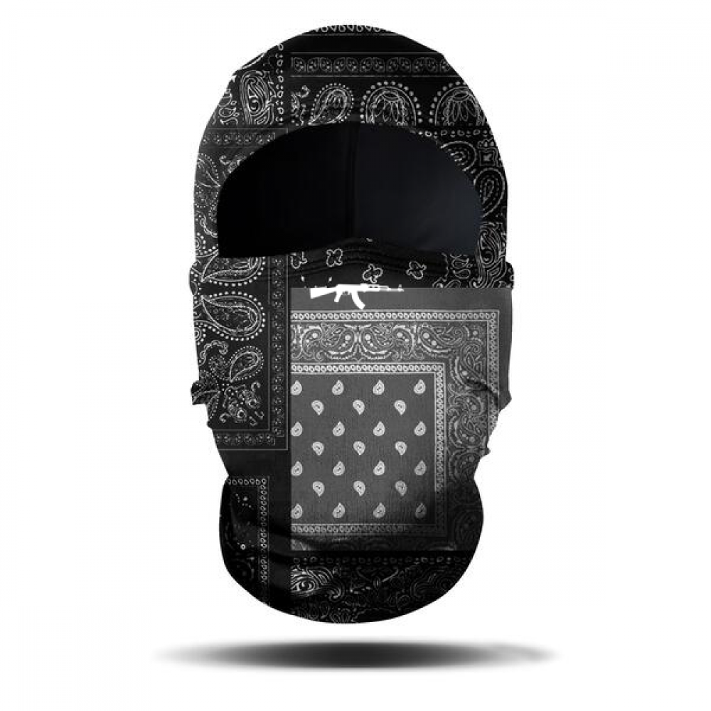 BALACLAVA TÁTICA AK BANDANA PRETA Popular Store
