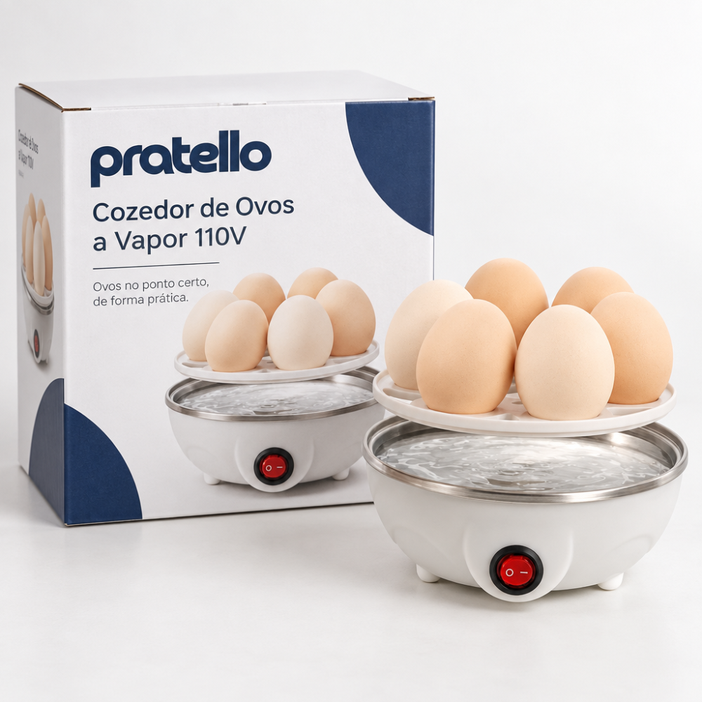 Cozedor de Ovos a Vapor 110V