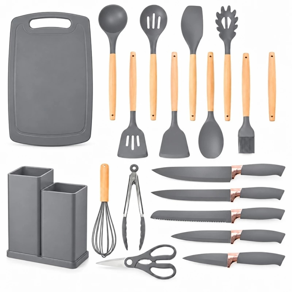 Kit Utensílios com Organizador