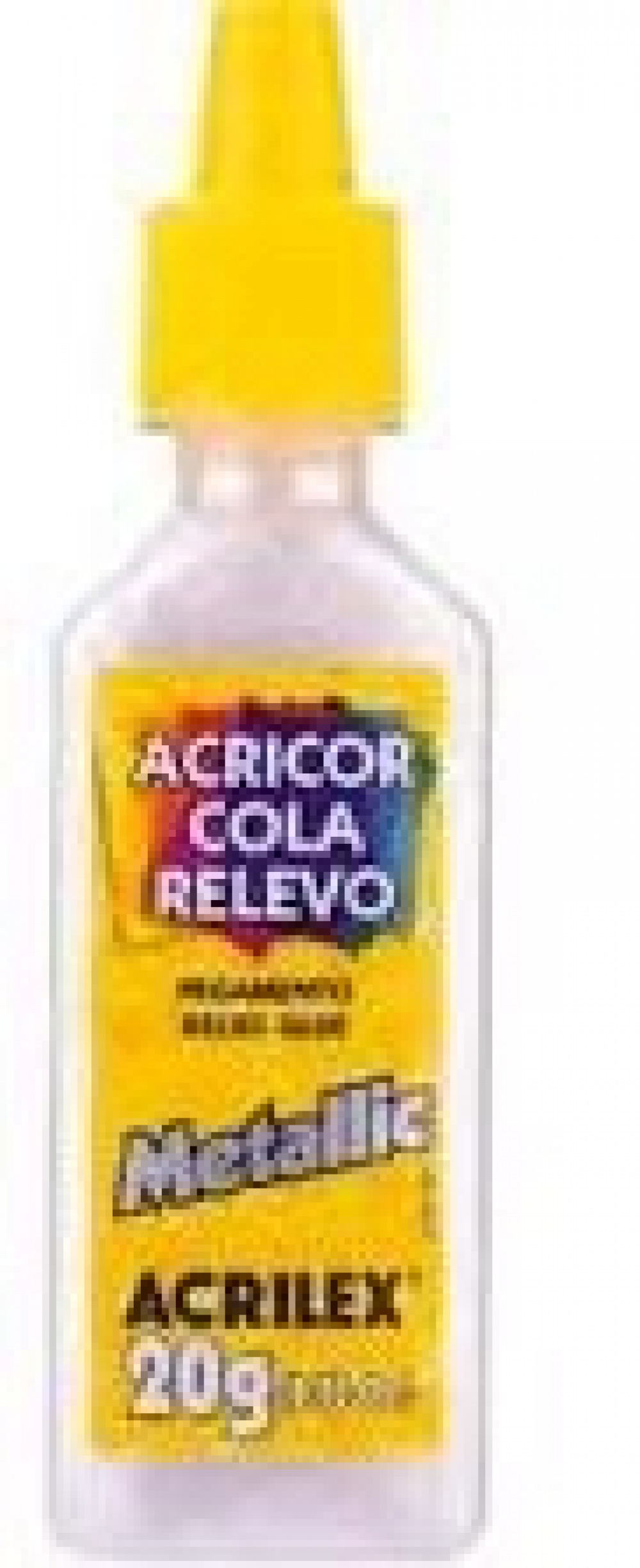 Deter Cola Cola Relevo Metallic Acricor 20 g Acrilex - Prepel